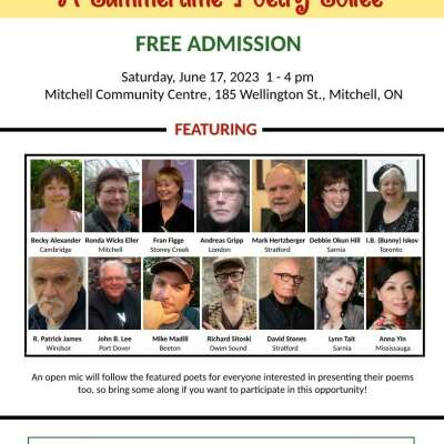 The Ontario Poetry Society's 'A Summertime Poetry Soiree'