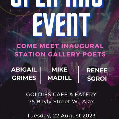 Open Mic Poetry Night at Goldies Cafe, Ajax, ON