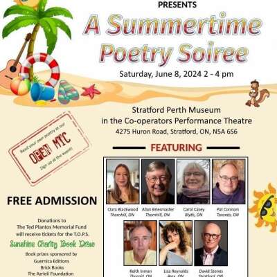The Ontario Poetry Society's 'Summertime Poetry Soiree'